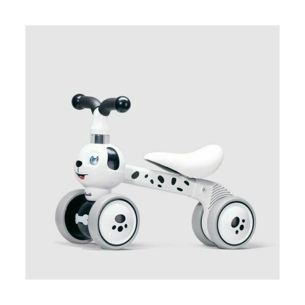Ecotoys Ride-On copii fara pedale Catel LC-V1308 alb varsta 10-36 luni greutate maxima admisa 20 kg sezut moale din spuma