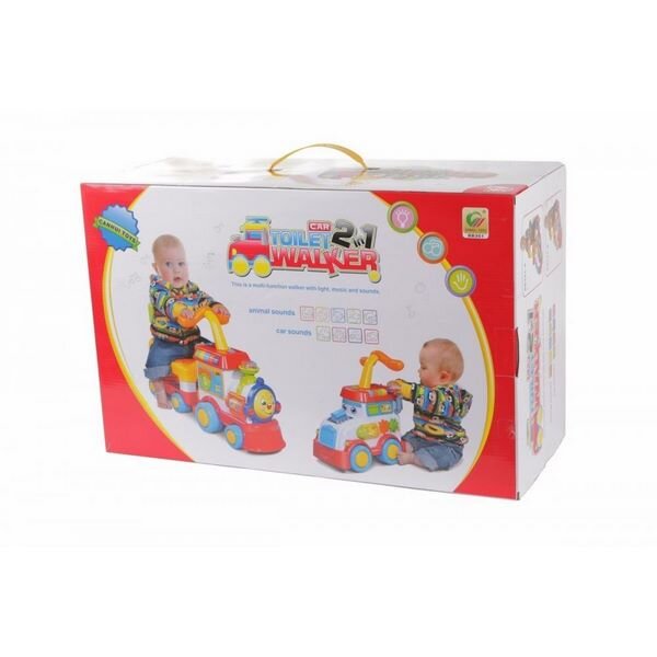 Ecotoys Ride-On pentru copii 2 in 1 educational interactiv greutate maxima admisa 25 kg