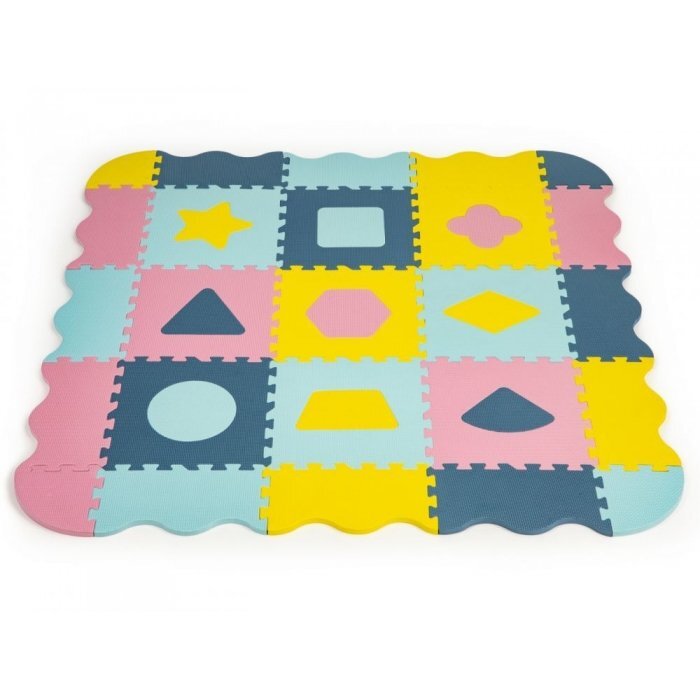 Ecotoys Salteluta de joaca cu pereti 25 elemente ECOEVA008 multicolora