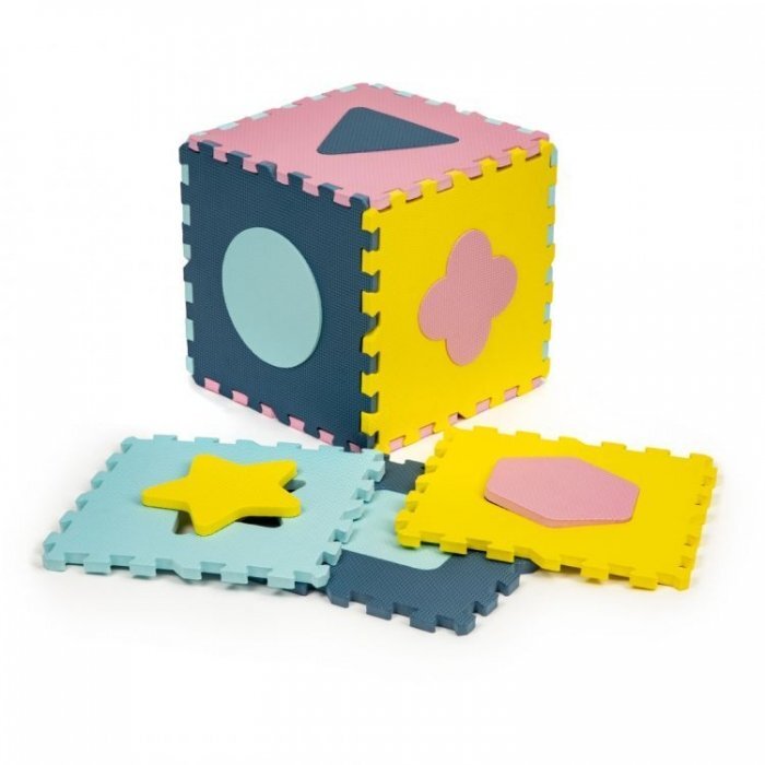 Ecotoys Salteluta de joaca cu pereti 25 elemente ECOEVA008 multicolora