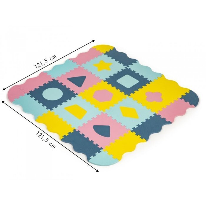 Ecotoys Salteluta de joaca cu pereti 25 elemente ECOEVA008 multicolora