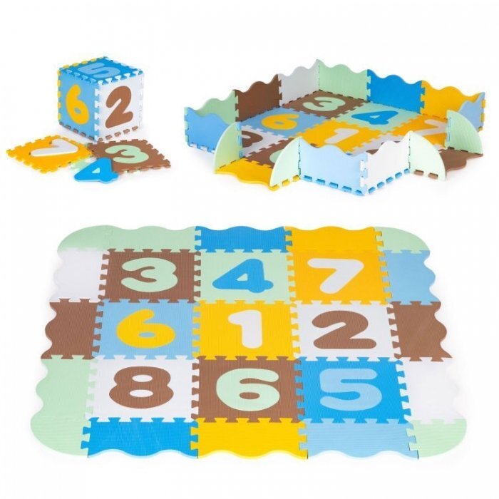 Ecotoys Salteluta de joaca educativa cu 25 de piese Multicolor