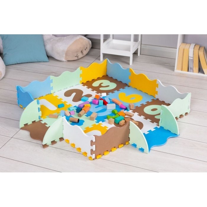 Ecotoys Salteluta de joaca educativa cu 25 de piese Multicolor