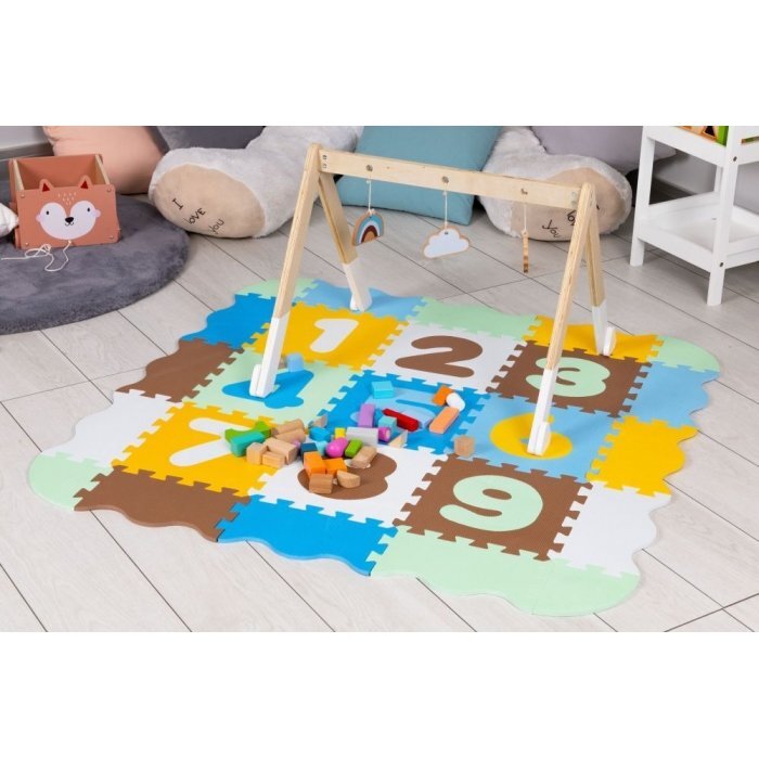Ecotoys Salteluta de joaca educativa cu 25 de piese Multicolor