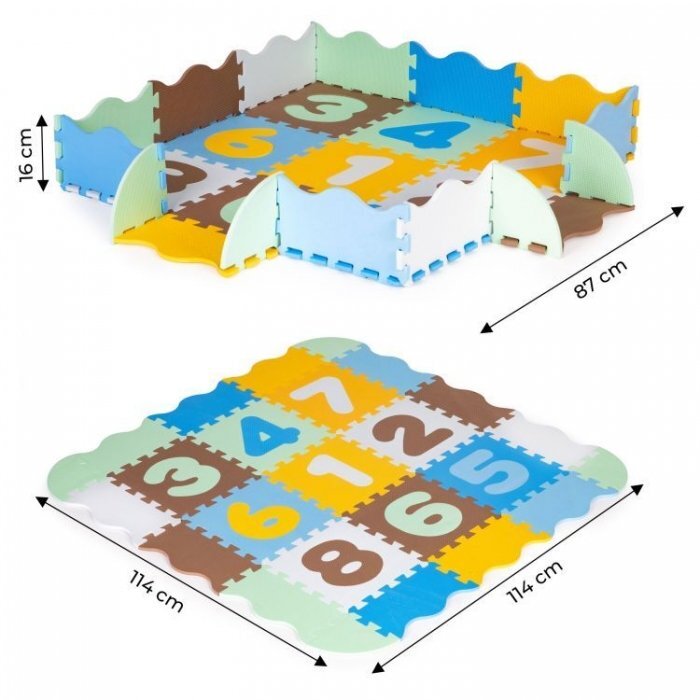 Ecotoys Salteluta de joaca educativa cu 25 de piese Multicolor
