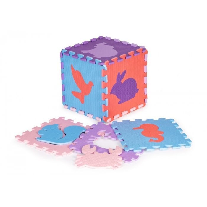 Ecotoys Salteluta de joaca educativa cu 25 de piese Multicolor