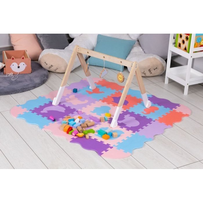 Ecotoys Salteluta de joaca educativa cu 25 de piese Multicolor