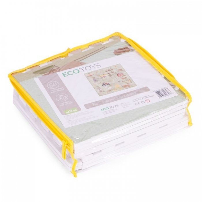 Ecotoys Salteluta de joaca pentru copii 90.5 x 90.5 x 1 cm Ferma