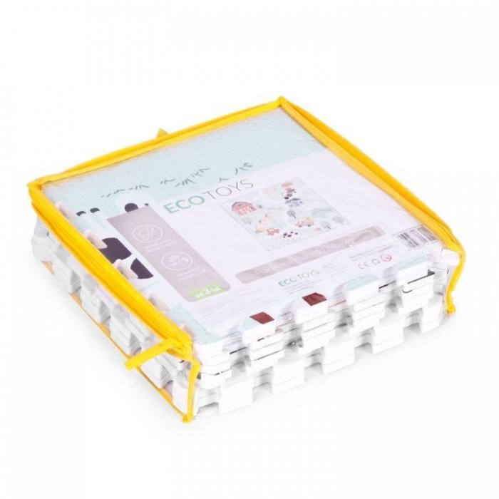 Ecotoys Salteluta de joaca pentru copii 90.5 x 90.5 x 1 cm Ferma