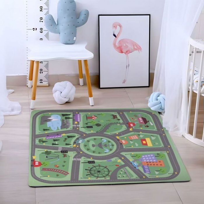 Ecotoys Salteluta de joaca pentru copii 90.5 x 90.5 x 1 cm Orasel
