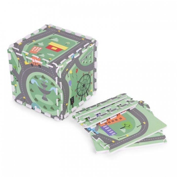 Ecotoys Salteluta de joaca pentru copii 90.5 x 90.5 x 1 cm Orasel