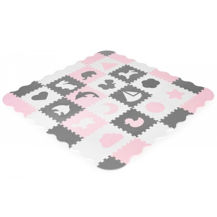 Ecotoys Salteluta de joaca tip puzzle cu pereti 36 elemente ECOEVA013