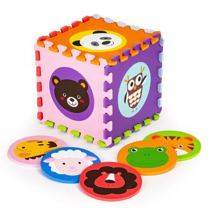 Ecotoys Salteluta educationala pentru joaca cu animale ECOEVA006