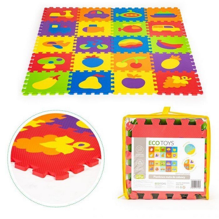 Ecotoys Salteluta educationala puzzle ECOEVA003 20 de elemente
