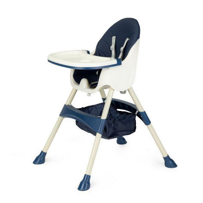 Ecotoys Scaun de masa 2 in 1 Bleumarin