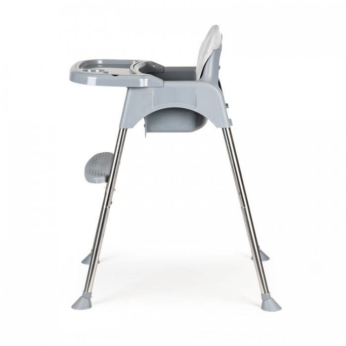 Ecotoys Scaun de masa 2 in 1 cu tapiterie Gri