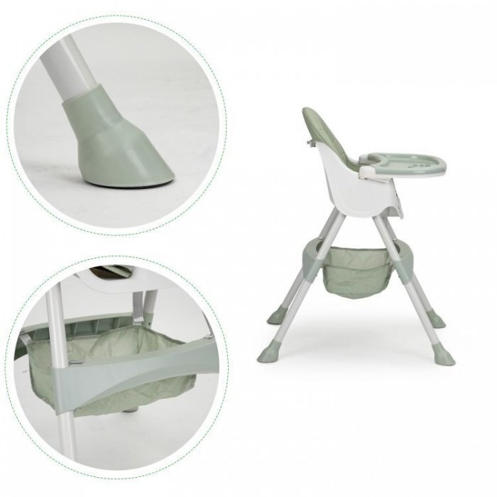 Ecotoys Scaun de masa 2 in 1 Green