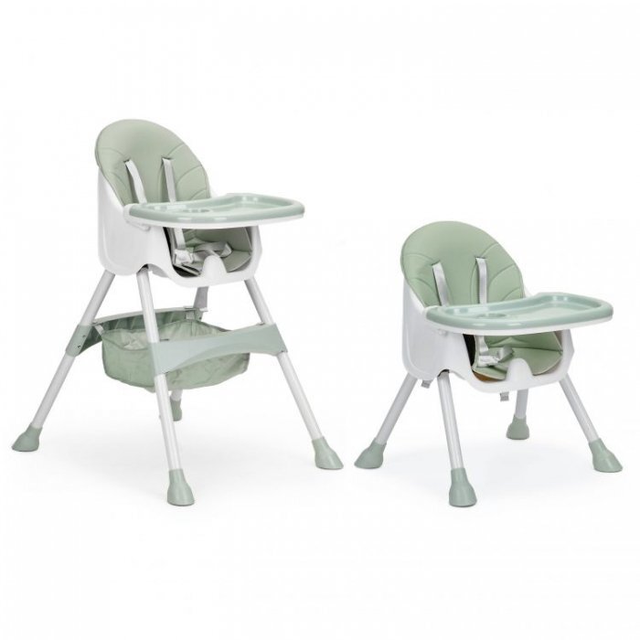 Ecotoys Scaun de masa 2 in 1 Green