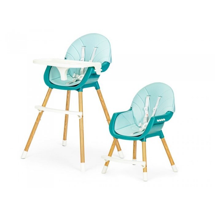 Ecotoys Scaun de masa 2 in 1 HA-004 albastru