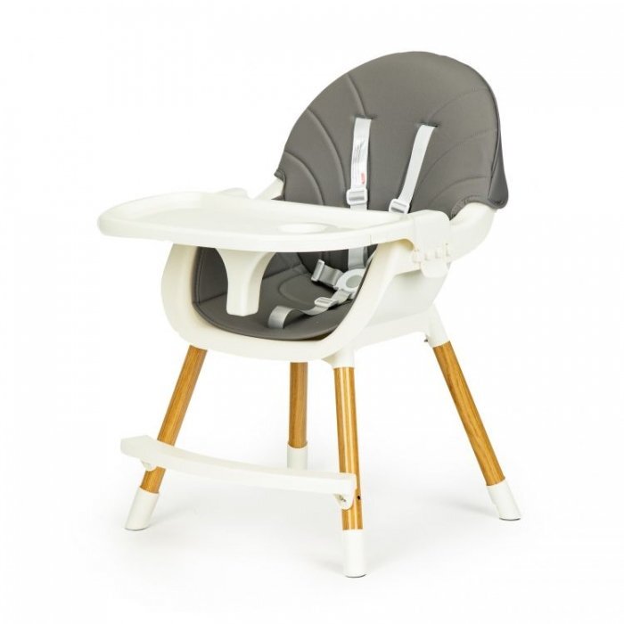 Ecotoys Scaun de masa 2 in 1 HA-004 gri