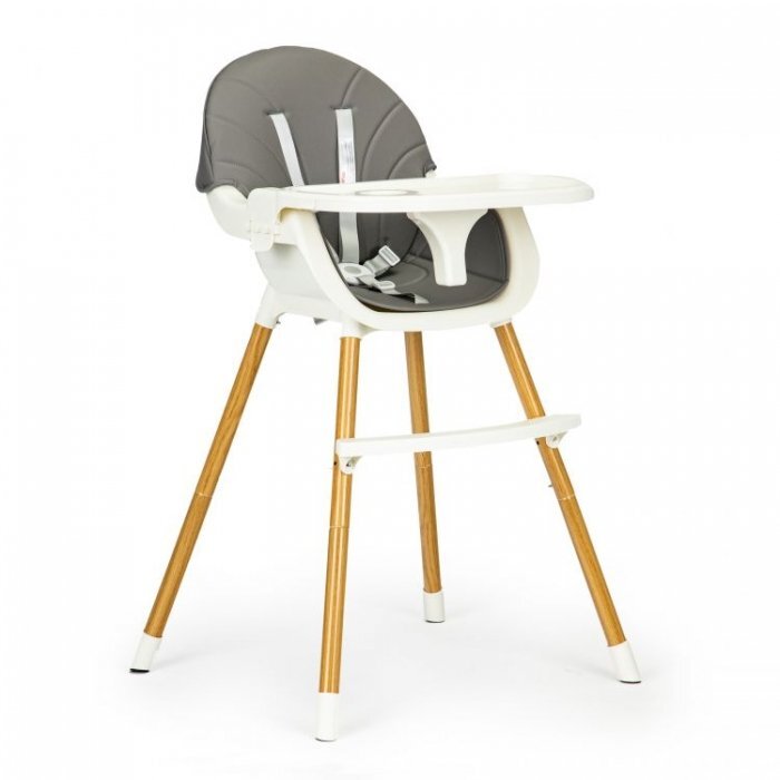 Ecotoys Scaun de masa 2 in 1 HA-004 gri