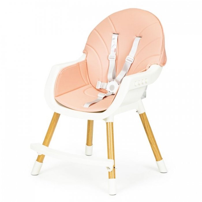 Ecotoys Scaun de masa 2 in 1 HA-004 roz