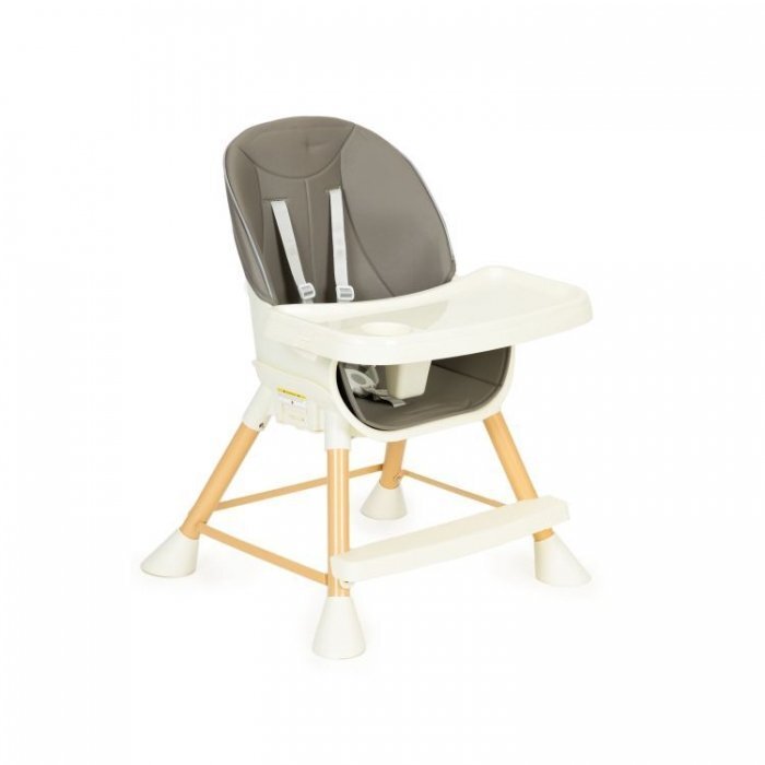 Ecotoys Scaun de masa 2 in 1 HA-018 gri