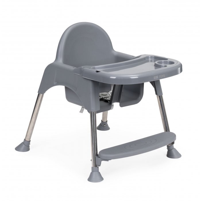 Ecotoys Scaun de masa 2 in 1 HC-135 gri
