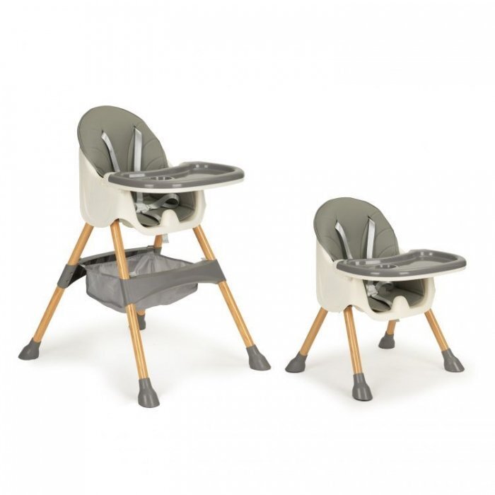 Ecotoys Scaun de masa 2 in 1 HC-823S Gri