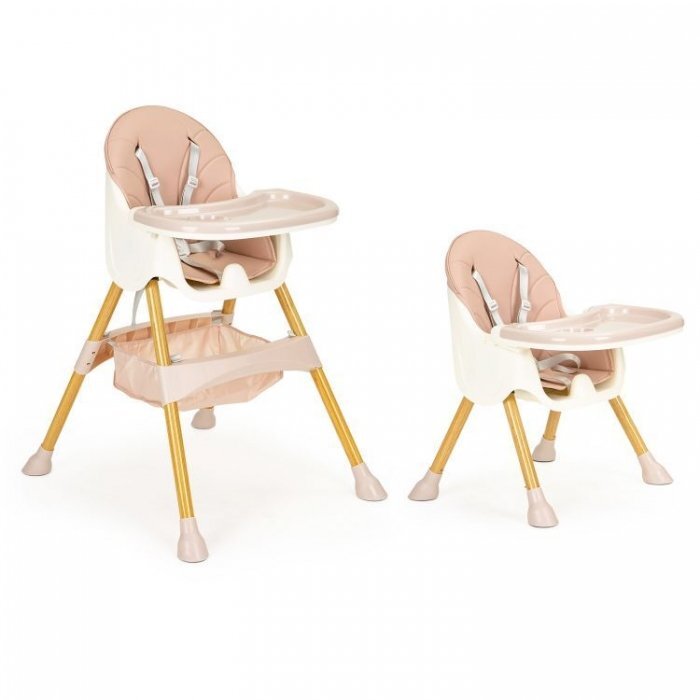 Ecotoys Scaun de masa 2 in 1 HC-823S Roz