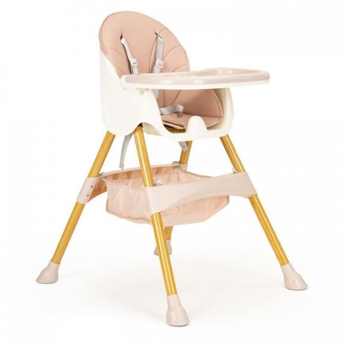 Ecotoys Scaun de masa 2 in 1 HC-823S Roz