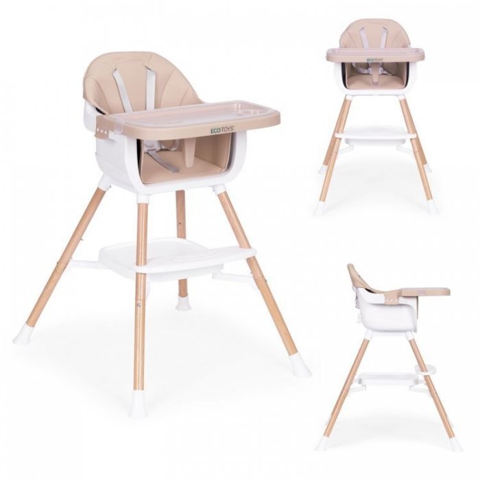 Ecotoys Scaun de masa 2 in 1 HC508 Bej