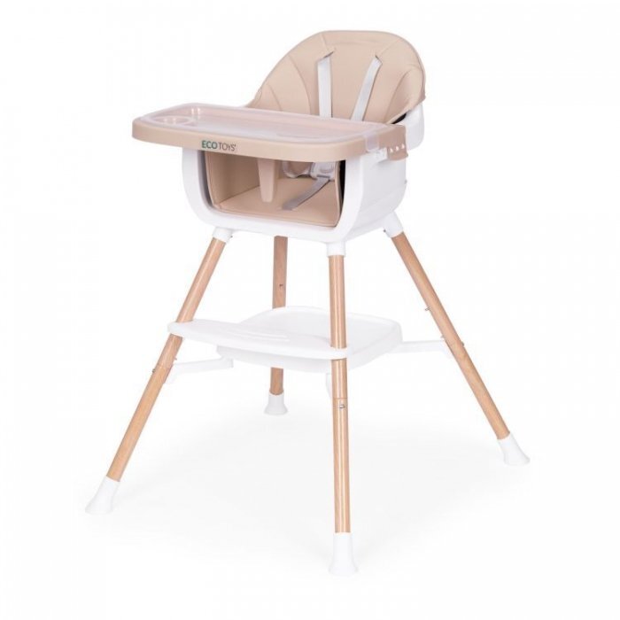 Ecotoys Scaun de masa 2 in 1 HC508 Bej