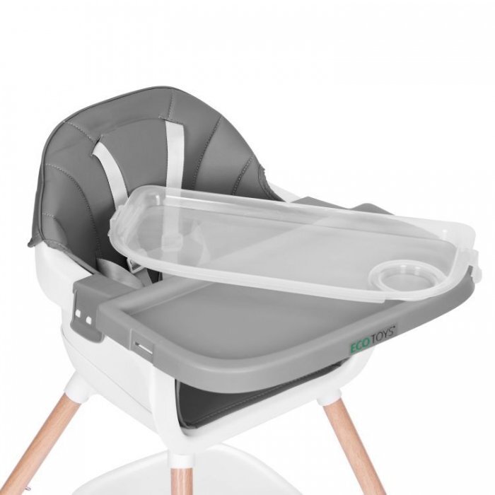 Ecotoys Scaun de masa 2 in 1 HC508 Gri