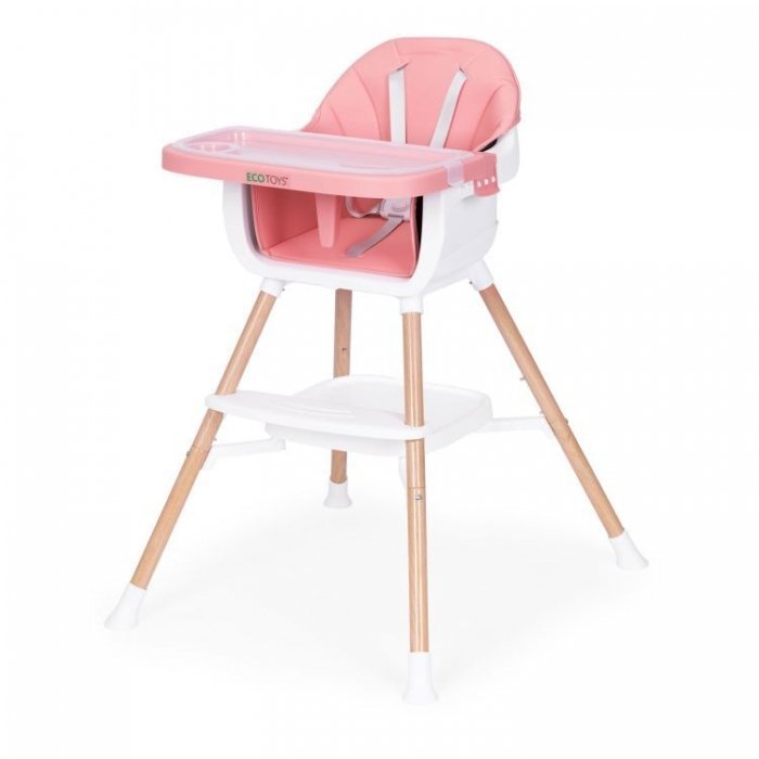 Ecotoys Scaun de masa 2 in 1 HC508 Roz