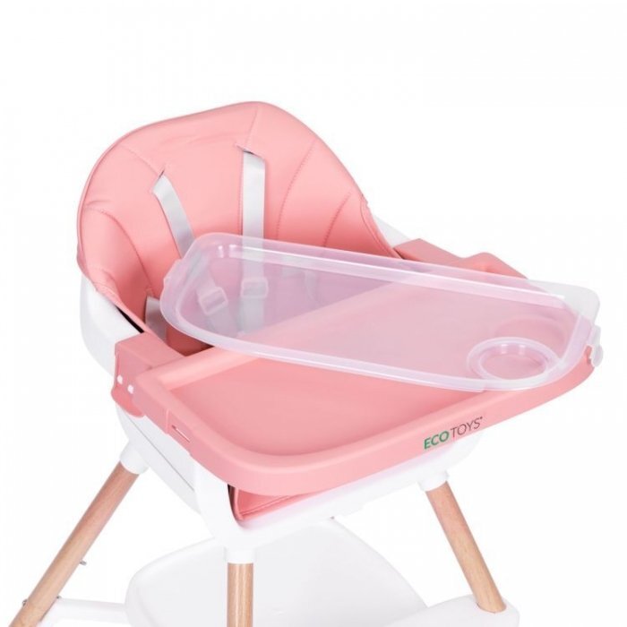 Ecotoys Scaun de masa 2 in 1 HC508 Roz