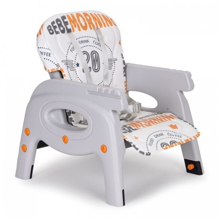Ecotoys Scaun de masa 2 in 1 pentru copii Portocaliu