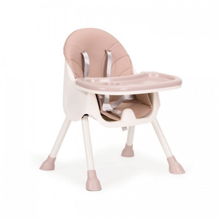 Ecotoys Scaun de masa 2 in 1 Roz