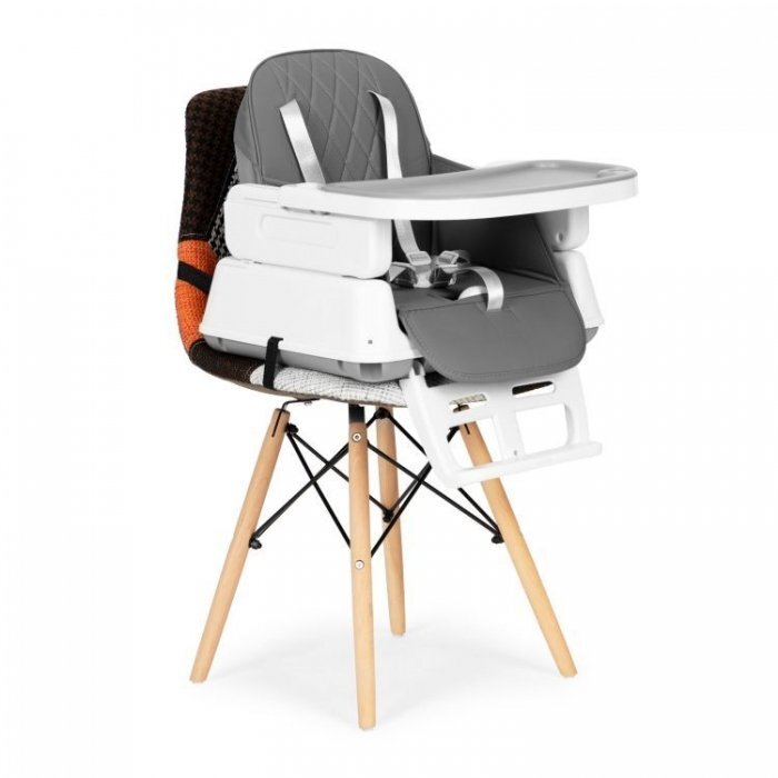 Ecotoys Scaun de masa 3 in 1 HA-009 gri