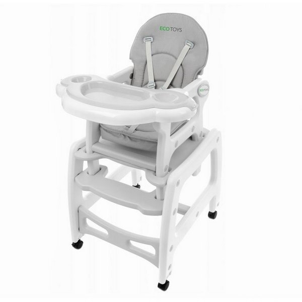 Ecotoys Scaun de masa 3 in 1 HC-223 Gri