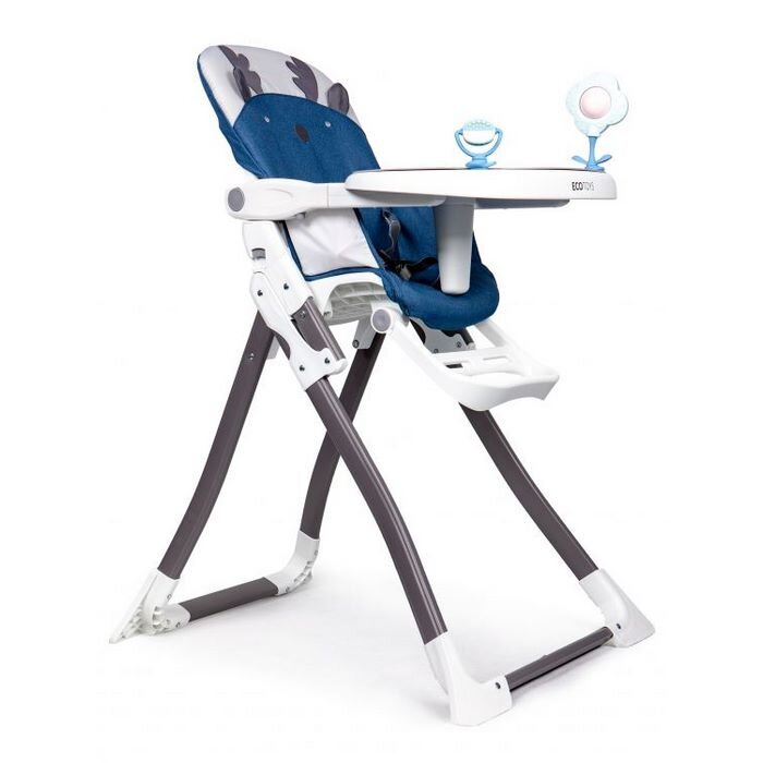 Ecotoys Scaun de masa Albastru
