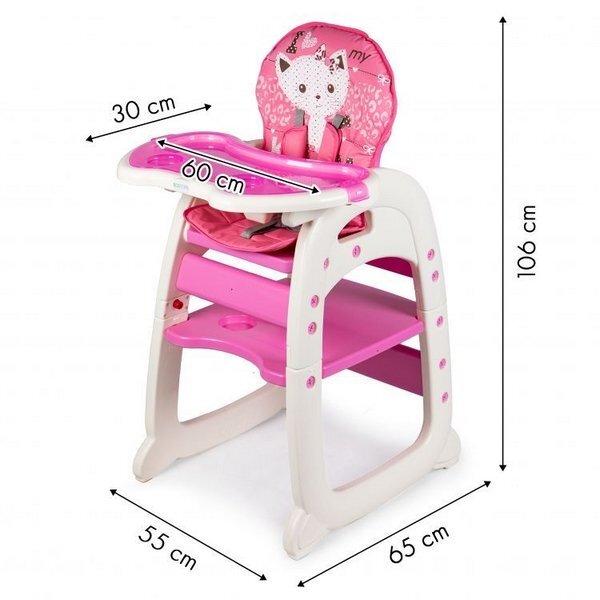 Ecotoys Scaun de masa C-211 roz
