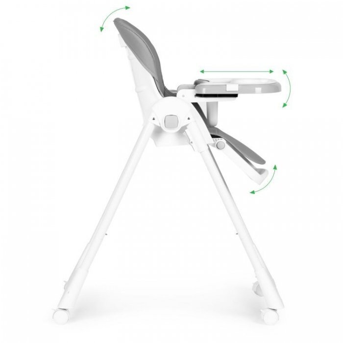 Ecotoys Scaun de masa HA-013 gri inchis