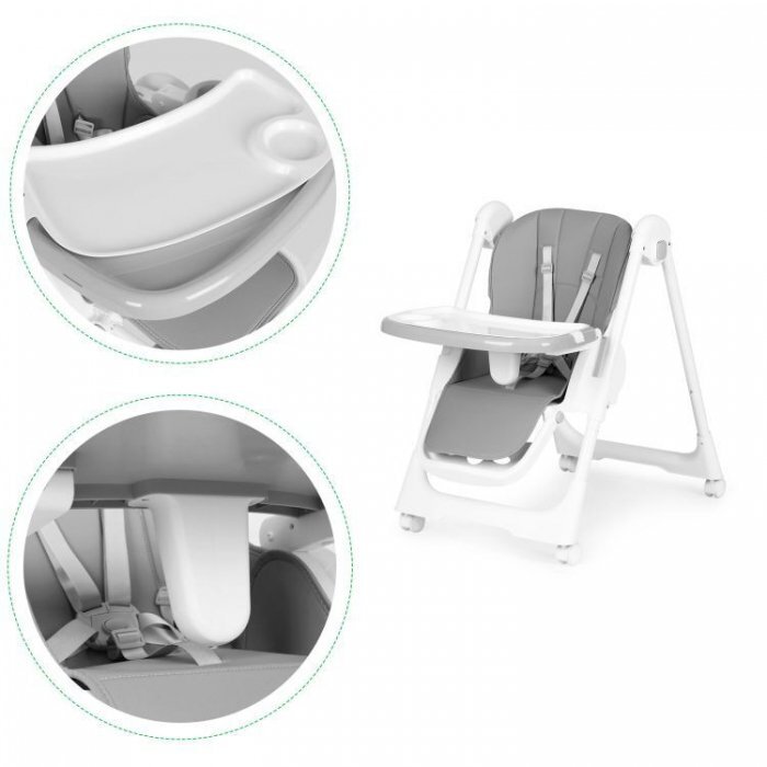 Ecotoys Scaun de masa HA-013 gri inchis