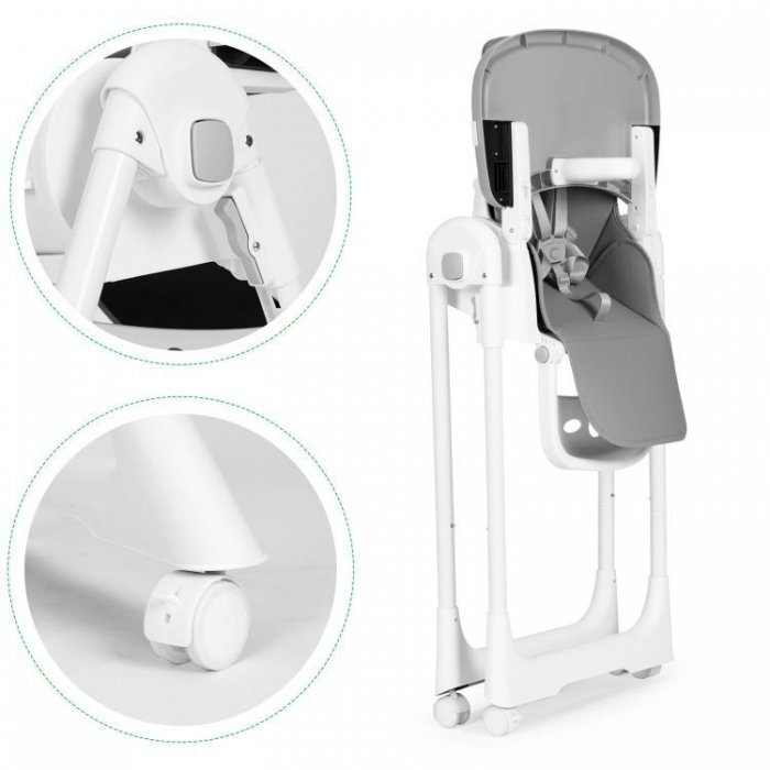 Ecotoys Scaun de masa HA-013 gri inchis