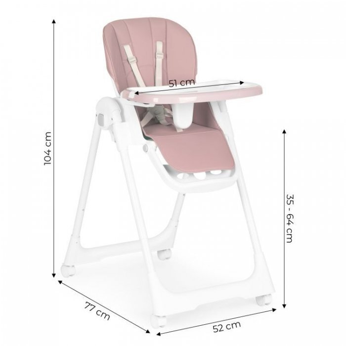 Ecotoys Scaun de masa HA-013 roz