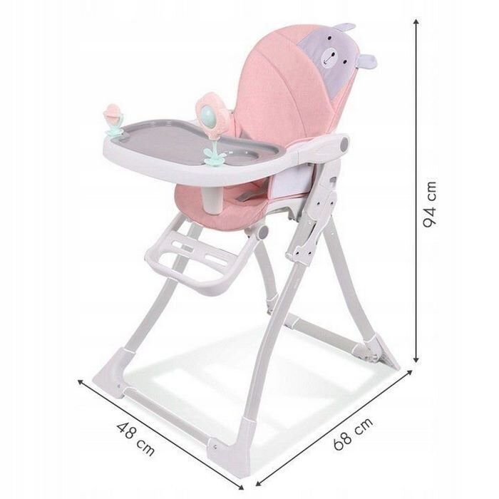 Ecotoys Scaun de masa Roz
