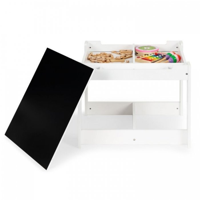 Ecotoys Set de masa cu doua scaune pentru copii