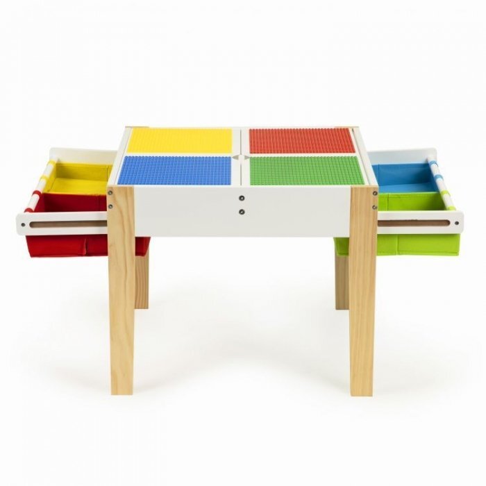 Ecotoys Set de masa cu doua scaune pentru copii XKF002