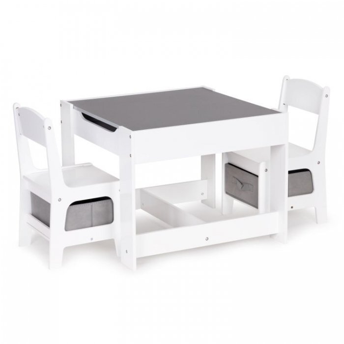 Ecotoys Set de masa cu doua scaune pentru copii ZCF-01